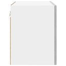 vidaXL Függő szekrény 2 pcs Szürke Sonoma és fehér 50 x 31 x 40 cm