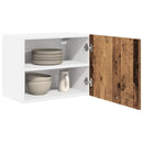 vidaXL Függő szekrény 2 pcs Régi fa és fehér 50 x 31 x 40 cm Faanyag