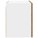 vidaXL Függő szekrény Riga 2 pcs Régi fa és fehér 50 x 31 x 40 cm