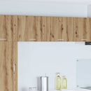 vidaXL Függő szekrény Riga Artisan tölgy és fehér 50 x 31 x 40 cm