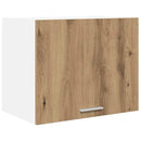 vidaXL Függő szekrény 2 pcs Artisan tölgy és fehér 50 x 31 x 40 cm