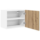 vidaXL Függő szekrény 2 pcs Artisan tölgy és fehér 50 x 31 x 40 cm