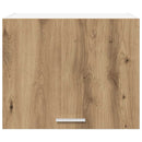 vidaXL Függő szekrény tárolóval Riga 2 pcs Artisan tölgy és fehér