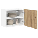 vidaXL Függő szekrény 2 pcs Artisan tölgy és fehér 50 x 31 x 40 cm