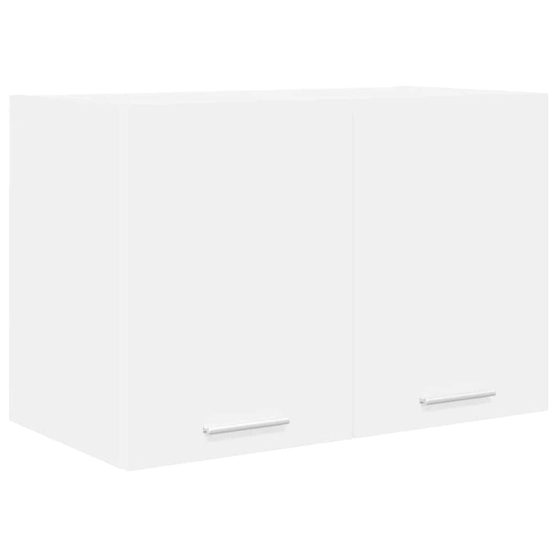 vidaXL Függő szekrény ajtóval Riga 2 pcs Fehér 60 x 31 x 40 cm Faanyag