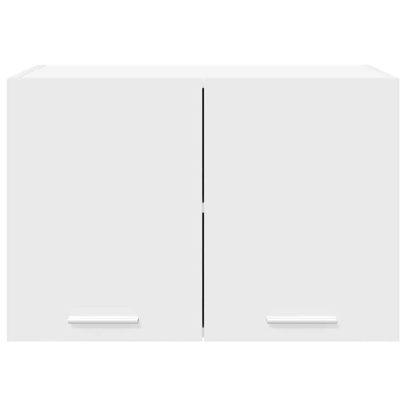 vidaXL Függő szekrény ajtóval Riga 2 pcs Fehér 60 x 31 x 40 cm Faanyag