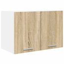 vidaXL Függő szekrény 2 pcs Sonoma tölgy és fehér 60 x 31 x 40 cm