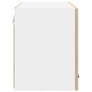 vidaXL Függő szekrény Riga 2 pcs Sonoma tölgy és fehér 60 x 31 x 40 cm