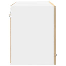 vidaXL Függő szekrény 2 pcs Sonoma tölgy és fehér 60 x 31 x 40 cm
