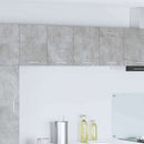 vidaXL Függő szekrény 2 pcs Beton szürke és fehér 60 x 31 x 40 cm