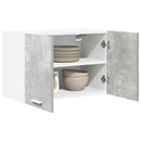 vidaXL Függő szekrény 2 pcs Beton szürke és fehér 60 x 31 x 40 cm