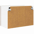 vidaXL Függő szekrény 2 pcs Füstölt tölgy és fehér 60 x 31 x 40 cm