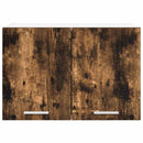 vidaXL Függő szekrény 2 pcs Füstölt tölgy és fehér 60 x 31 x 40 cm