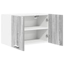 vidaXL Függő szekrény 2 pcs Szürke Sonoma és fehér 60 x 31 x 40 cm