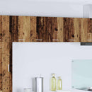 vidaXL Függő szekrény 2 pcs Régi fa és fehér 60 x 31 x 40 cm Faanyag