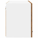 vidaXL Függő szekrény 2 pcs Régi fa és fehér 60 x 31 x 40 cm Faanyag