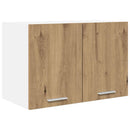 vidaXL Függő szekrény 2 pcs Artisan tölgy és fehér 60 x 31 x 40 cm