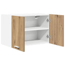 vidaXL Függő szekrény 2 pcs Artisan tölgy és fehér 60 x 31 x 40 cm