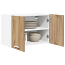 vidaXL Függő szekrény 2 pcs Artisan tölgy és fehér 60 x 31 x 40 cm