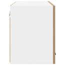vidaXL Függő szekrény 2 pcs Artisan tölgy és fehér 60 x 31 x 40 cm