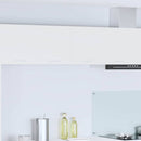 vidaXL Függő szekrény tárolóval Riga Fehér 80 x 31 x 40 cm Faanyag