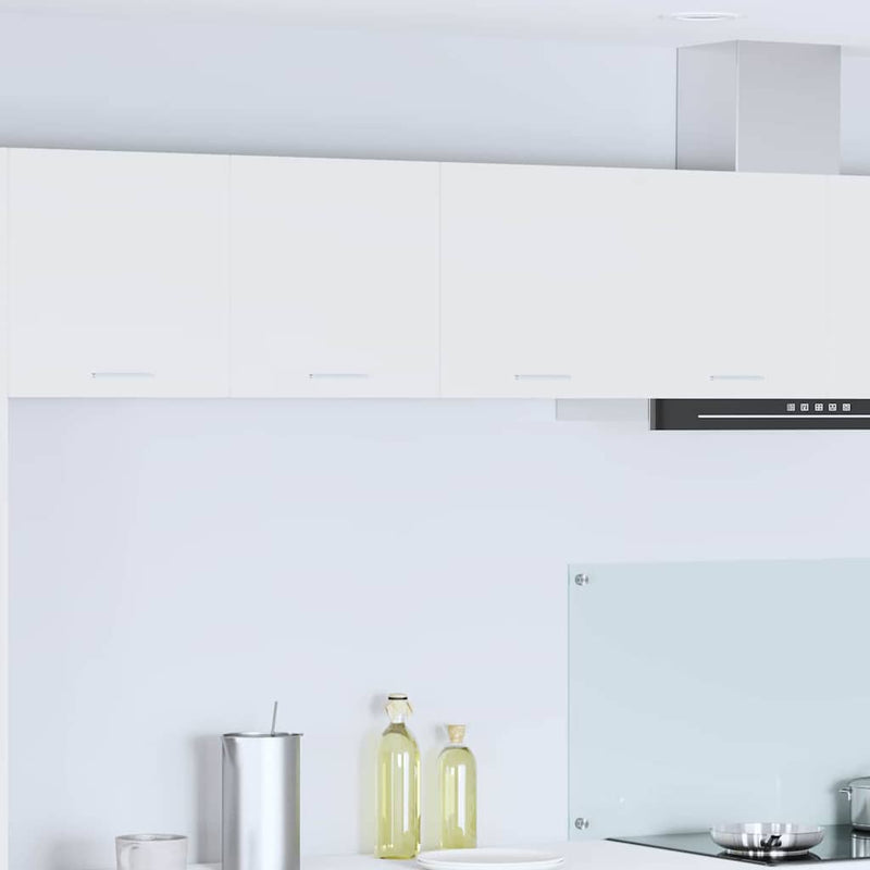 vidaXL Függő szekrény tárolóval Riga Fehér 80 x 31 x 40 cm Faanyag