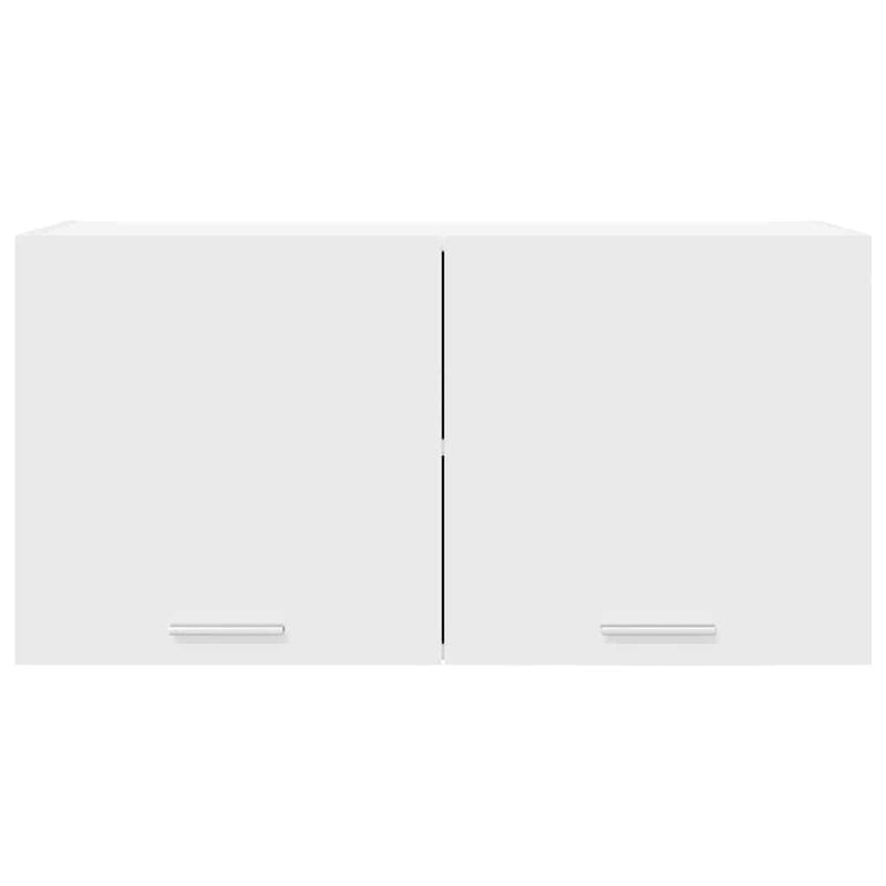 vidaXL Függő szekrény tárolóval Riga Fehér 80 x 31 x 40 cm Faanyag