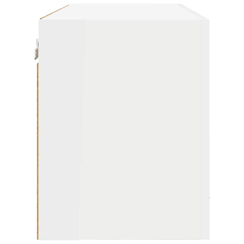 vidaXL Függő szekrény tárolóval Riga Fehér 80 x 31 x 40 cm Faanyag
