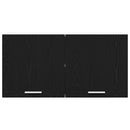 vidaXL Függő szekrény Riga Fekete tölgy 80 x 31 x 40 cm Faanyag