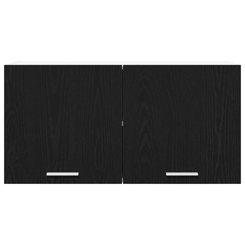 vidaXL Függő szekrény Riga Fekete tölgy 80 x 31 x 40 cm Faanyag