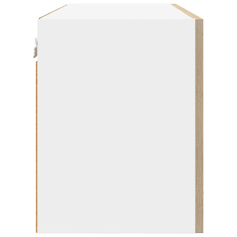 vidaXL Függő szekrény Riga Sonoma tölgy 80 x 31 x 40 cm Faanyag