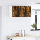 vidaXL Függő szekrény tárolóval Füstölt tölgy 80 x 31 x 40 cm Faanyag