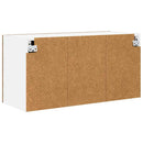 vidaXL Függő szekrény tárolóval Öreg fa 80 x 31 x 40 cm Faanyag