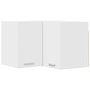 vidaXL Függő szekrény tárolóval Riga Fehér 57 x 57 x 40 cm Faanyag