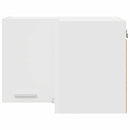 vidaXL Függő szekrény tárolóval Riga Fehér 57 x 57 x 40 cm Faanyag