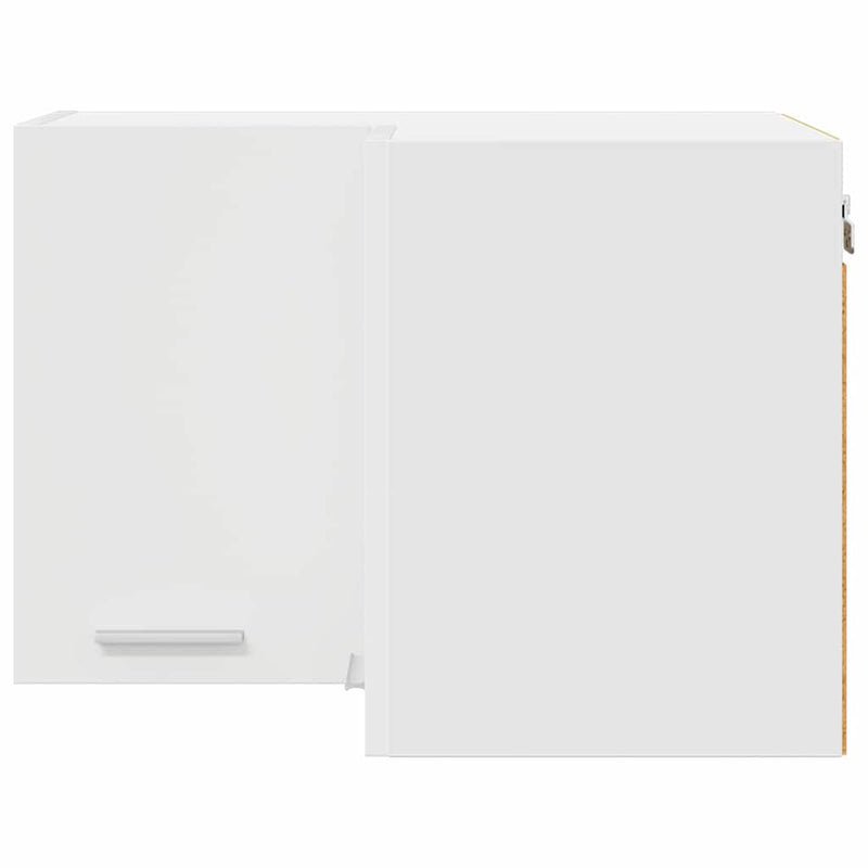 vidaXL Függő szekrény tárolóval Riga Fehér 57 x 57 x 40 cm Faanyag