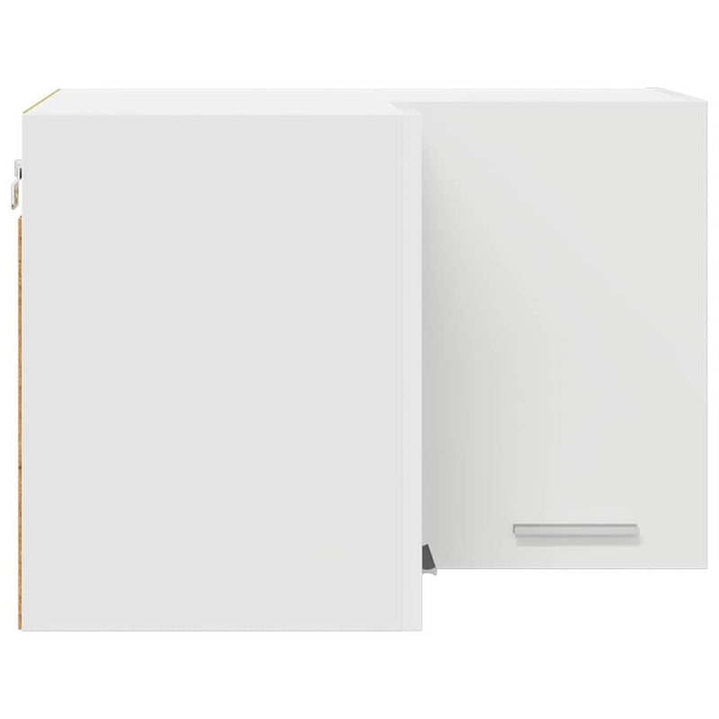 vidaXL Függő szekrény tárolóval Riga Fehér 57 x 57 x 40 cm Faanyag