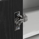 vidaXL Függő szekrény Riga Fekete tölgy és fehér 57 x 57 x 40 cm