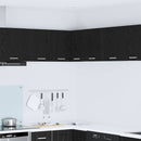 vidaXL Függő szekrény Riga Fekete tölgy és fehér 57 x 57 x 40 cm