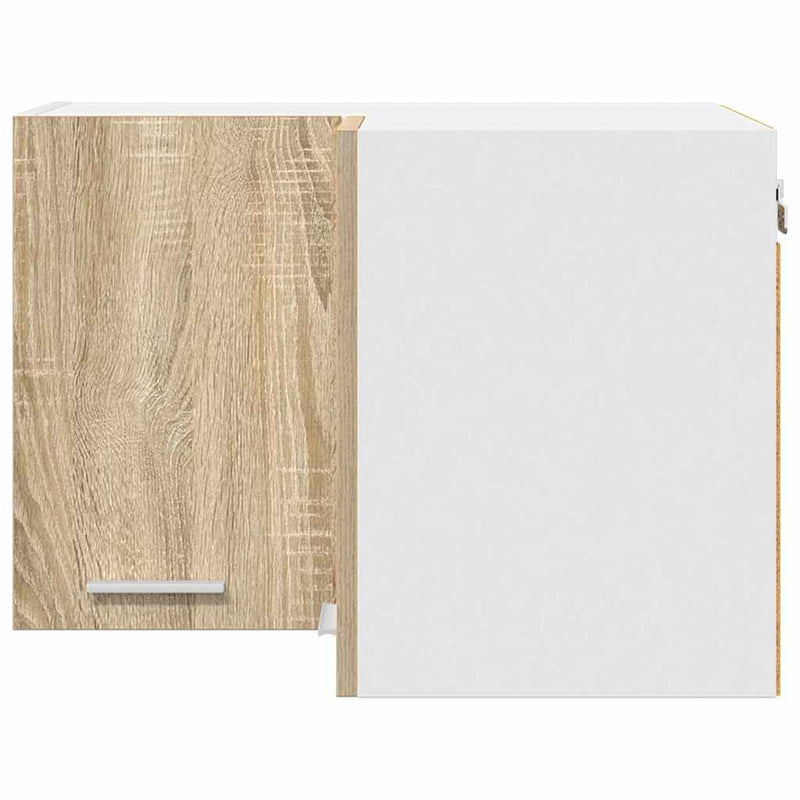 vidaXL Függő szekrény Riga Sonoma tölgy és fehér 57 x 57 x 40 cm