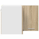 vidaXL Függő szekrény Riga Sonoma tölgy és fehér 57 x 57 x 40 cm