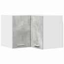 vidaXL Függő szekrény Beton szürke és fehér 57 x 57 x 40 cm Faanyag