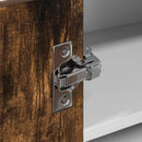 vidaXL Függő szekrény Riga Füstölt tölgy és fehér 57 x 57 x 40 cm