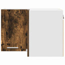 vidaXL Függő szekrény Riga Füstölt tölgy és fehér 57 x 57 x 40 cm