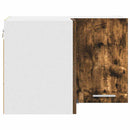 vidaXL Függő szekrény Riga Füstölt tölgy és fehér 57 x 57 x 40 cm