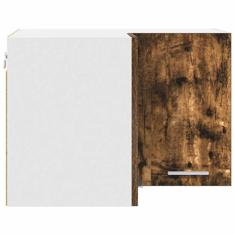 vidaXL Függő szekrény Riga Füstölt tölgy és fehér 57 x 57 x 40 cm