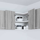 vidaXL Függő szekrény Riga Szürke Sonoma és fehér 57 x 57 x 40 cm