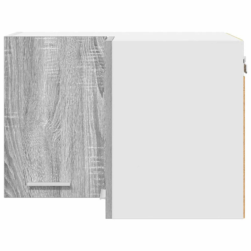 vidaXL Függő szekrény Riga Szürke Sonoma és fehér 57 x 57 x 40 cm