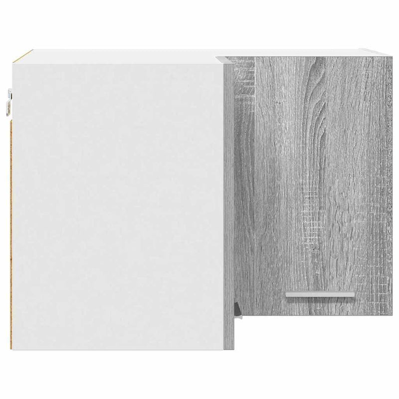 vidaXL Függő szekrény Riga Szürke Sonoma és fehér 57 x 57 x 40 cm