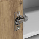 vidaXL Függő szekrény Riga Artisan tölgy és fehér 57 x 57 x 40 cm